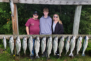 Brown and Lake Trout fishing