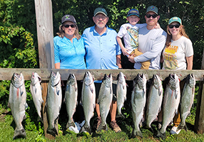 Brown and Lake Trout fishing